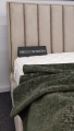 Łóżko OLIVIERO  tapicerowane light  (z pojemnikiem lub bez pojemnika) - Bed Design w Świat Sypialni Piaseczno. Oliviero_wezglowie wysokie / za dopłatą