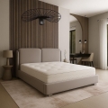 DANTE Łóżko tapicerowane / ramowe (z pojemnikiem lub bez pojemnika) - Bed Design w Świat Sypialni PRO Piaseczno