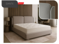 DANTE Łóżko tapicerowane / ramowe (z pojemnikiem lub bez pojemnika) - Bed Design w Świat Sypialni PRO Piaseczno