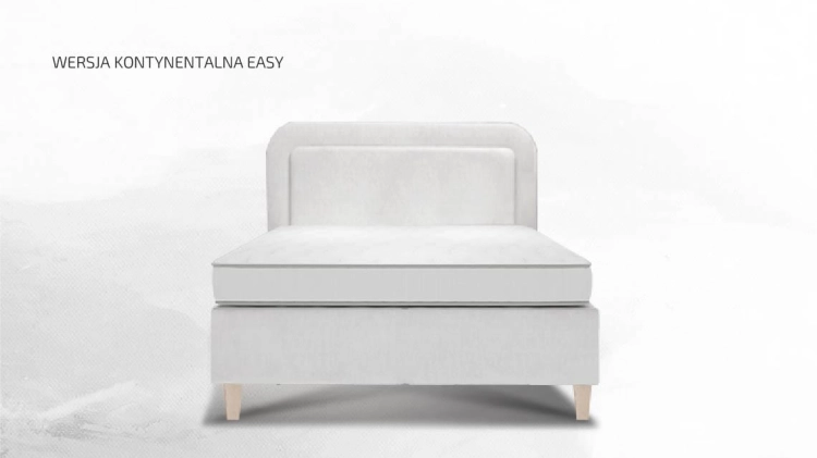 Łóżko kontynentalne GULIO Easy Kontynent z pojemnikiem na pościel - Bed Design Świat Sypialni PRO Piaseczno Puławska 48