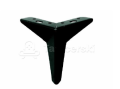 noga metalowa, TAP 105,  kolor czarny / black