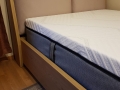Łóżko Modello 160/200 z pojemnikiem i stelażem, tapicerka Davis Fancy 11. Matarac Aida Modern