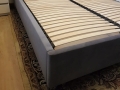 Łóżko Mini Maxi 3000 New Elegance, rozmiar 180/200 w obiciu Tierra 19, Fargotex, korpus G, noga chrom nr. 35,  Świat Sypialni Piaseczno ulica Puławska 48