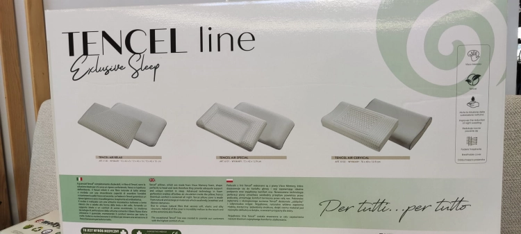 Mollyflex / Poduszka piankowa ergonomiczna / TENCEL® AIR CERVICAL Świat Sypialni Pro, Piaseczno, Puławska 48