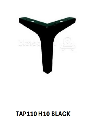 Tap 110 10cm black nogi italcomfort.png