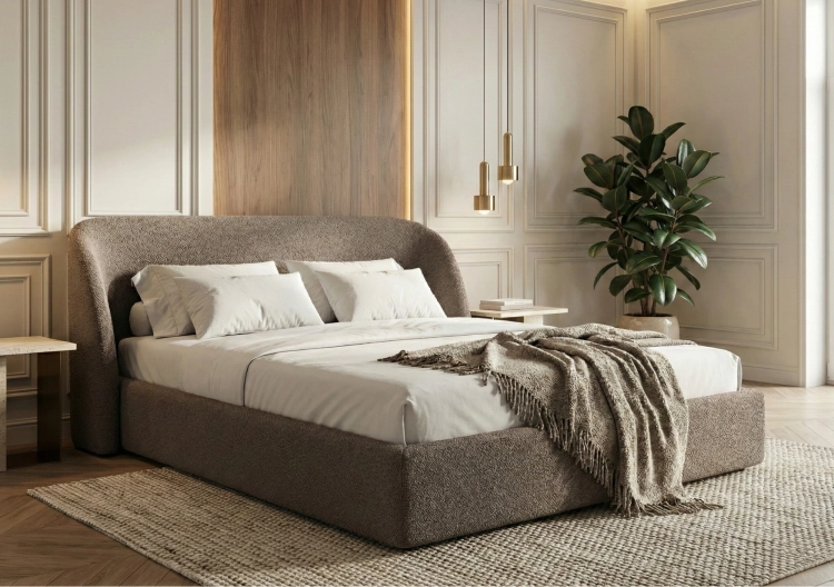 Aureo łóżko tapicerowane New Elegance_Świat Sypialni Piaseczno PRO ulica Puławska 48