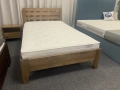 NOWE Łóżko 140/200, rustikal LK 189 Bukowe / DREWMAX  - Zdjęcie 2