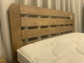 NOWE Łóżko 140/200, rustikal LK 189 Bukowe / DREWMAX  - Zdjęcie 6