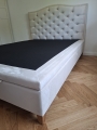 Łóżko 120x200 Beauty kontynentalne z pojemnikiem na pościel, Piano 13 fargotex