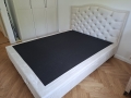 Łóżko 120x200 Beauty kontynentalne z pojemnikiem na pościel, Piano 13 Fargotex