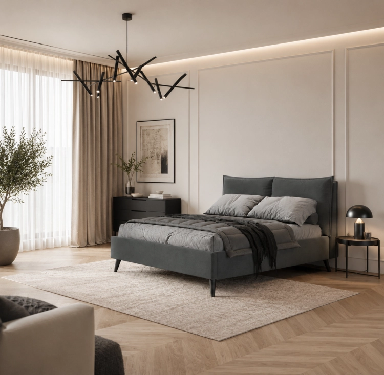 Łóżko 160x200 tapicerowane PILLOWS - New Design / OD RĘKI Świat Sypialni PRO Piaseczno Puławska 48