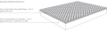 Materac 160/200 VISCO SHAPE - pianka visco, średnio twardy - Mollyflex - Zdjęcie 7