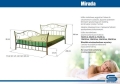 Łóżko metalowe MIRADA - Siwińscy  - Zdjęcie 9