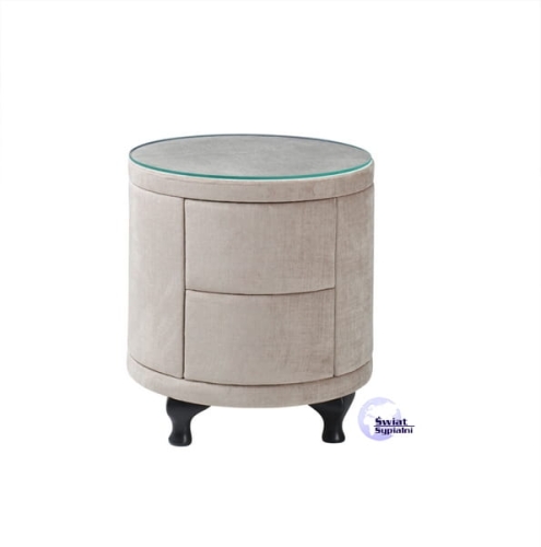 Stolik nocny okrągły ROYAL A - New Elegance 
