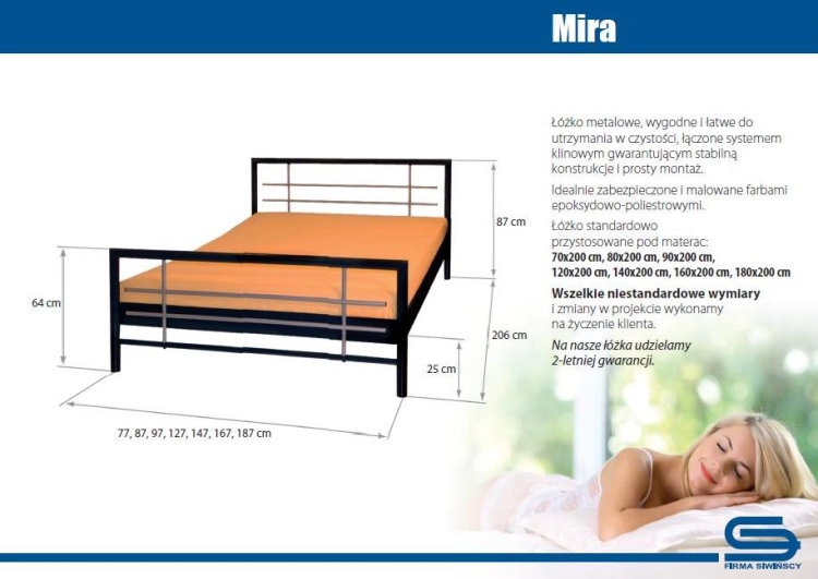 Łóżko Mira - strona z katalogu 