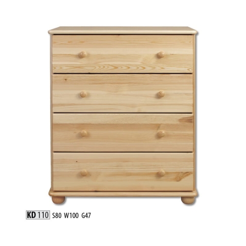 Komoda KD 110 sosnowa Drewmax 