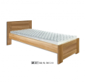 Łóżko drewniane bez pojemnika LK 212 -  Dębowe / Drewmax  - Zdjęcie 3