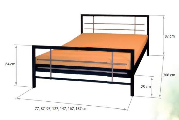 wymiary łóżka Mira 